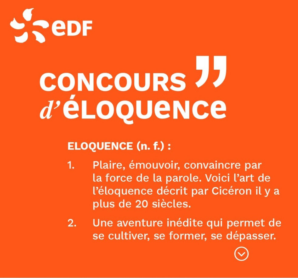 Concours d'éloquence EDF
